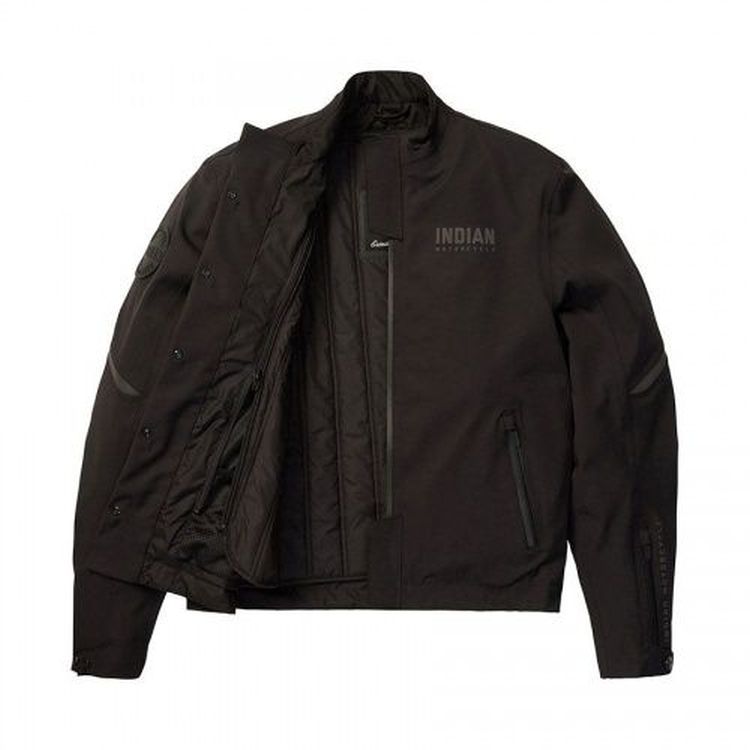 Indian Motorcycle Men's Franklin Riding Jacket (black) - Moore